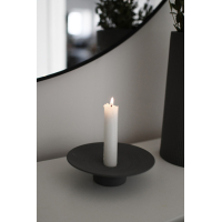 Tveta donkergrijze kandelaar keramiek Storefactory